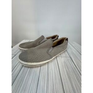 Kenneth Cole Reaction Women's Gray Louie Guff Leather Slip On Loafers Shoes Sz 5